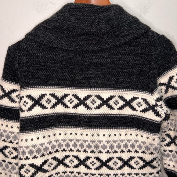 Sansara Fair Isle Wool Blend Chunky Sweater Size Medium - Picture 7 of 10